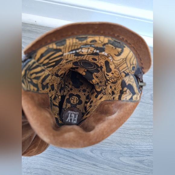 Fly London Brown Leather Wedge Boots Size 37/6.5 - Picture 8 of 12